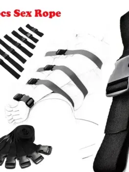 7PCS/Set BDSM Restraint Rope SM Slave Bondage Adult Game Sexope Women Body Restraint Sex Toy Adjustable Sex Strap 18+ Handcuffs