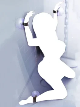 Handcuff with Saction Cup Door Sex BDSM Bondage Gear Hanging Cuffs SM Slave Sex Toy Strong Adhesive Easy Install Adult Restraint