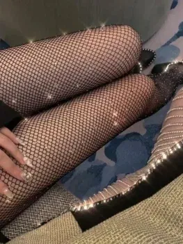 DOIAESKV Plus Size Rhinestone Fishnet Stockings For Women Black Sexy Ultra Sparkly High Waist Mesh Tights Female Party Leggings