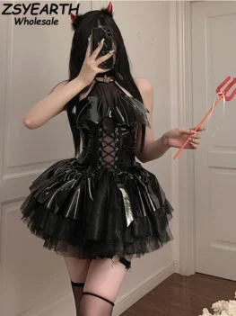 Hot Maid Dress Sexy Outfit Christmas Cosplay Costume Women French Servant Lolita Babydoll Dress Uniform Suit Cosplay Costumes