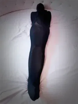 110kg Plus Size Tights Full Body Thickened Stockings Super Tight Mummy Bag Men's and Women's Fetish Zentai Suit Bodysuit