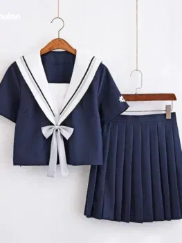Japanese and Korean Orthodox Original JK Uniform Sailor Suit Female Girlfriend Female Skirt College Style Class School Uniform