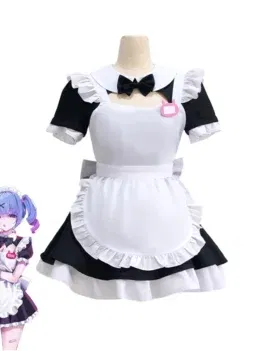 Rabbit Hole Mikuu Sexy Maid Dress Halloween Carnival Party Role Play Clothes